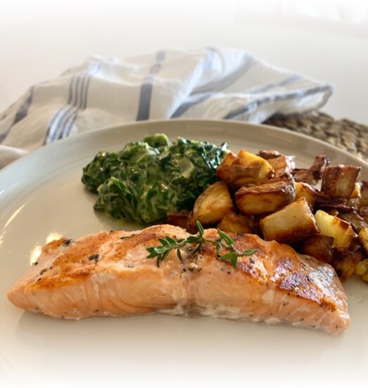Salmón sous vide