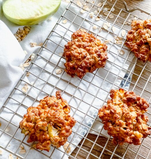 Galletas de avena, quinoa y manzana